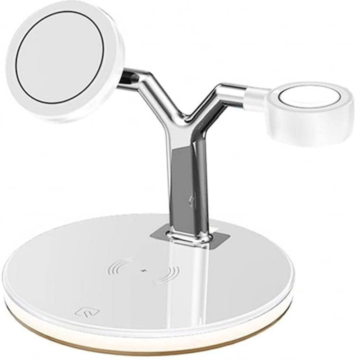 Draadloze snellader voor MagSafe -15W - 3 in 1 oplaadstation - Multifunctioneel docking station - Wit