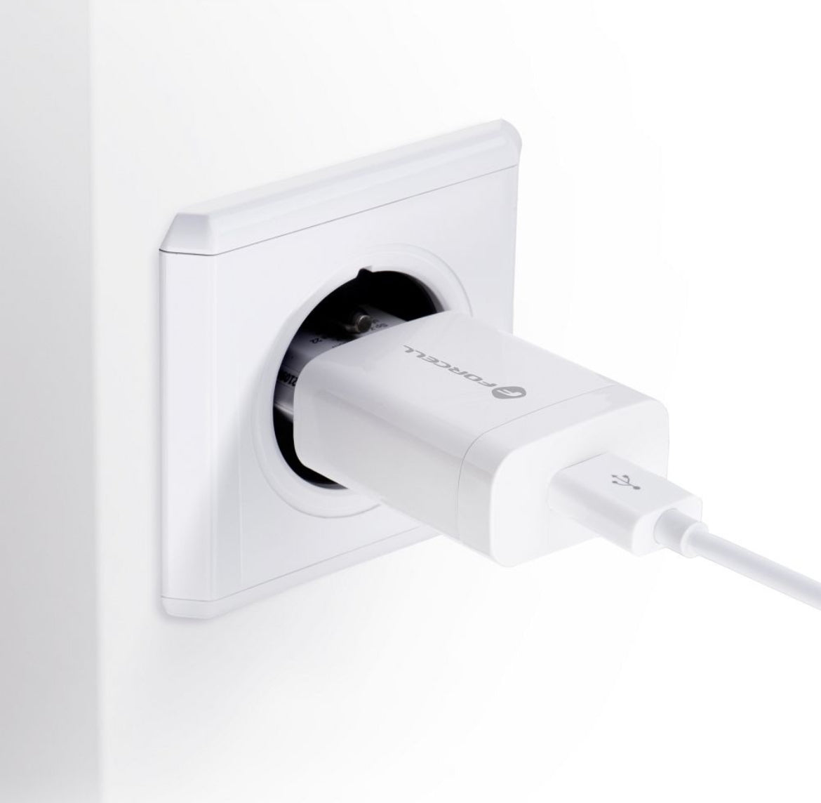 Snellader met adapter - Inclusief USB-C kabel - 18W - Wit