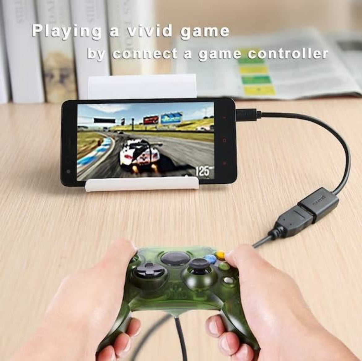 Micro USB naar USB A (OTG) kabel