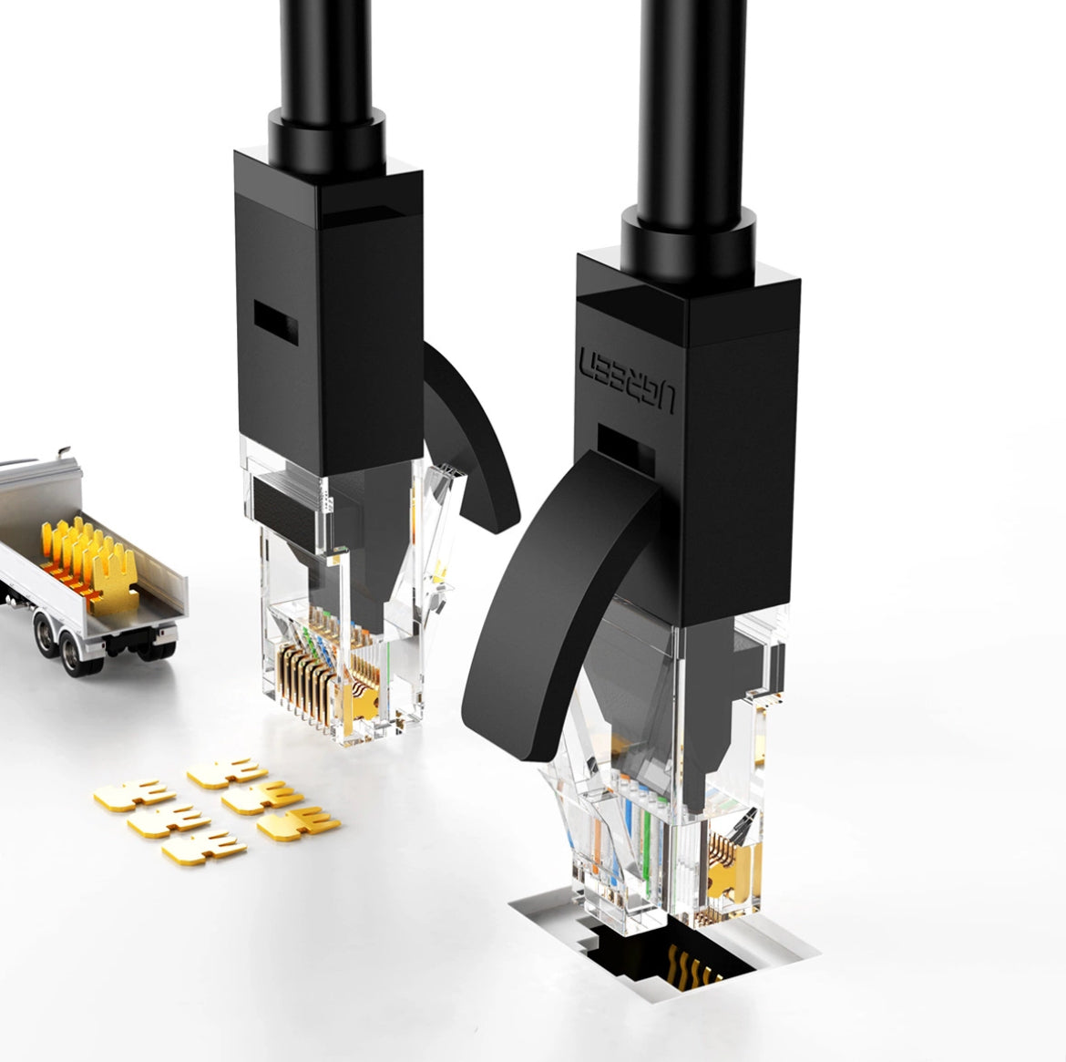 Internetkabel - Ethernet kabel - Cat6 - Tot 1000 Mbps - 15 Meter - Grijs
