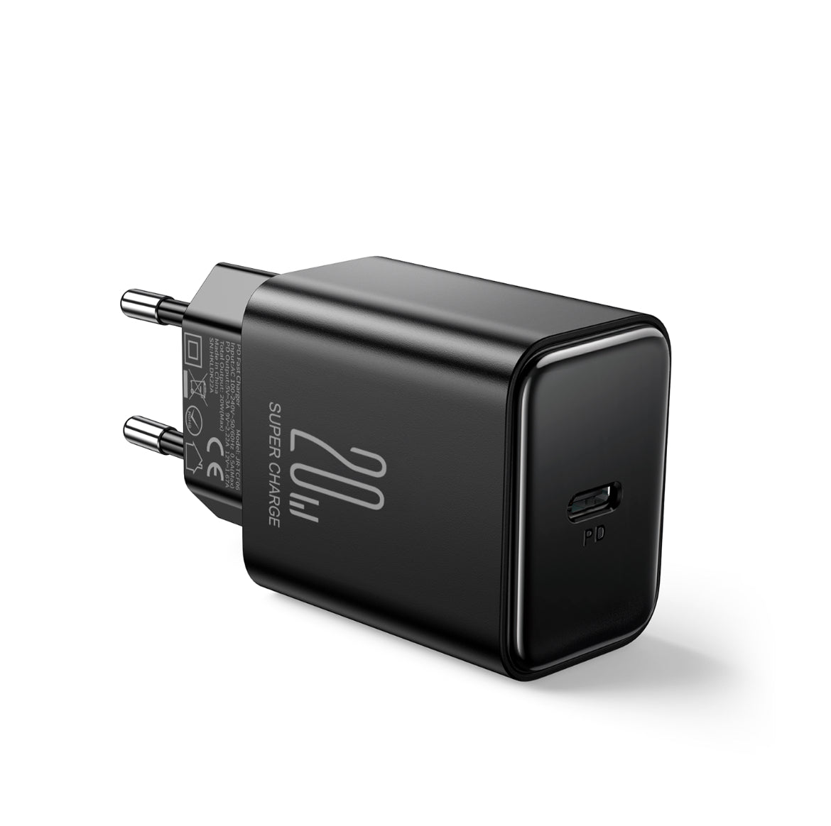 USB-C Oplader - Oplaadstekker - Snellader - 20W - Zwart