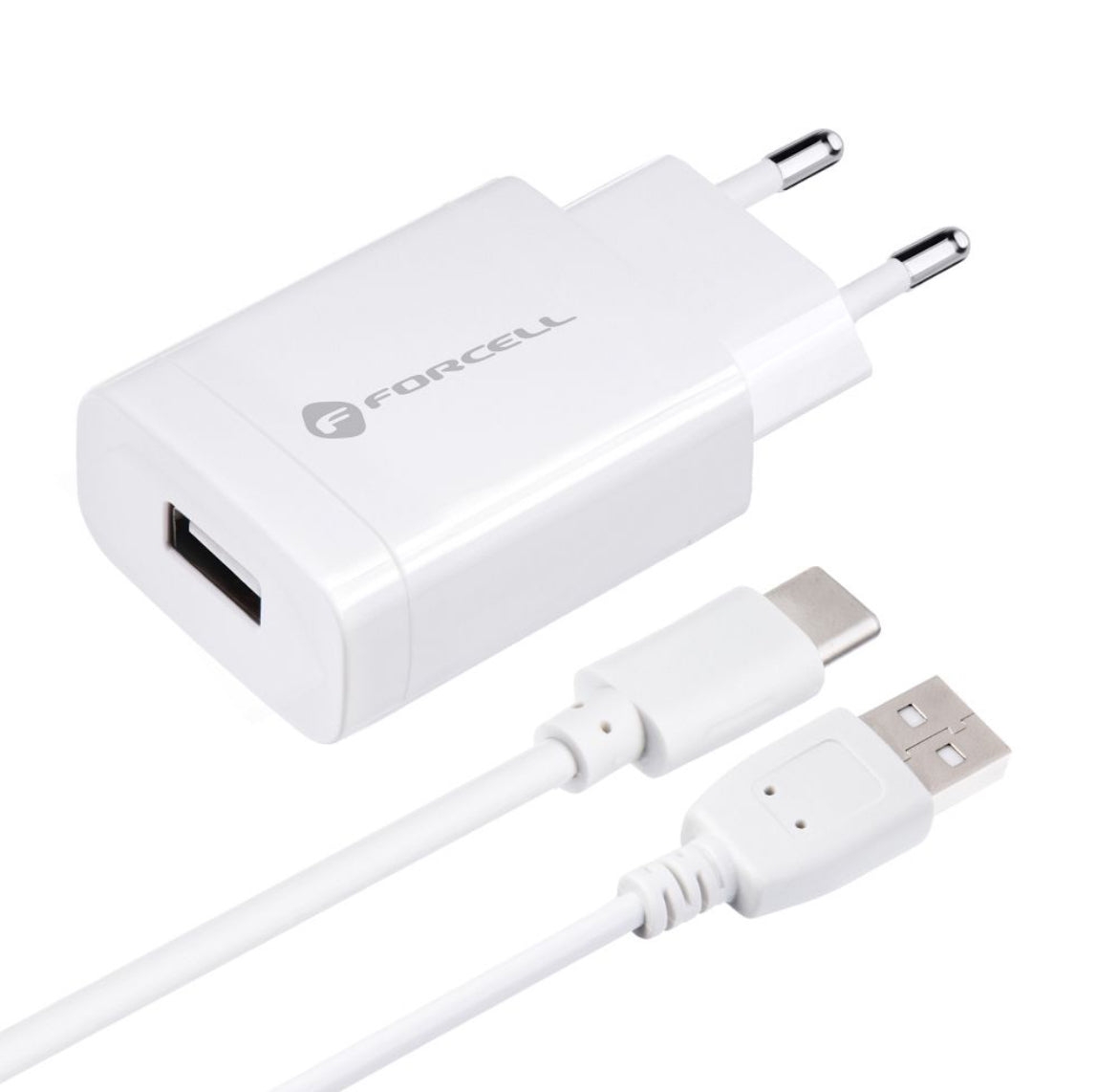 Snellader met adapter - Inclusief USB-C kabel - 18W - Wit