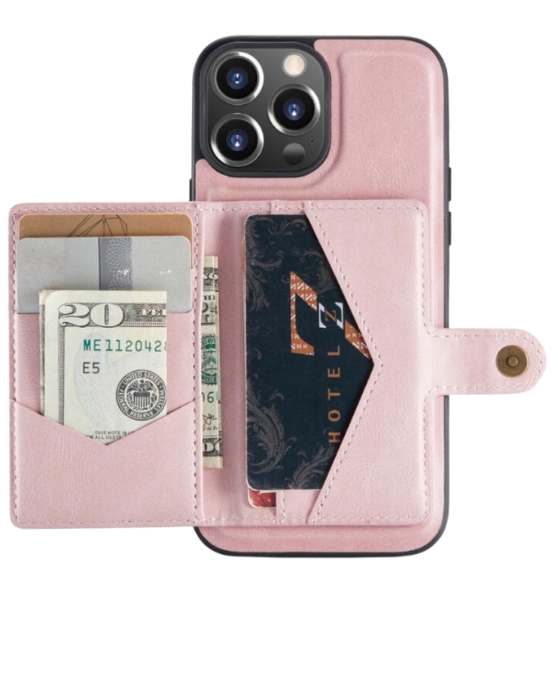 Back cover voor Apple iPhone 15/16 Series - met magnetische pasjeshouder