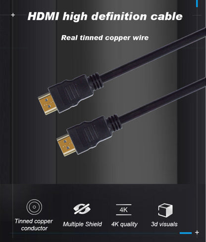 HDMI kabel - 3 Meter - Geschikt voor Playstation 5, TV en Xbox Series X - Ultra HDTV - 4K - Zwart