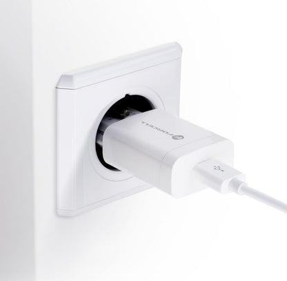 Snellader met adapter - Inclusief USB-C kabel - 18W - Wit