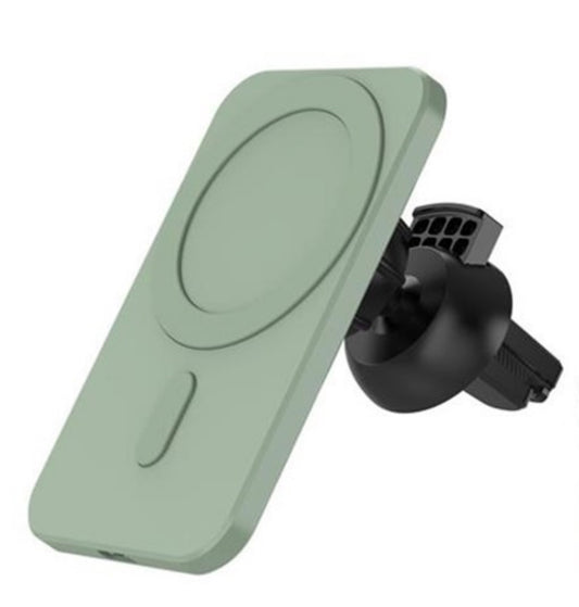 Autohouder Ventilatierooster - Telescopische Arm - magnetische ring - oplaadfunctie - Groen