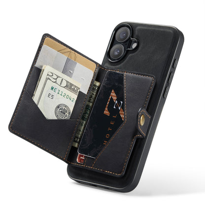 Back cover voor Apple iPhone 15/16 Series - met magnetische pasjeshouder