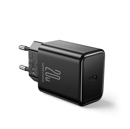 USB-C Oplader - Oplaadstekker - Snellader - 20W - Zwart