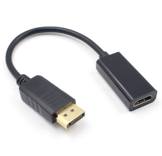 Displayport (male) naar HDMI (female) kabel - 24 cm - Zwart