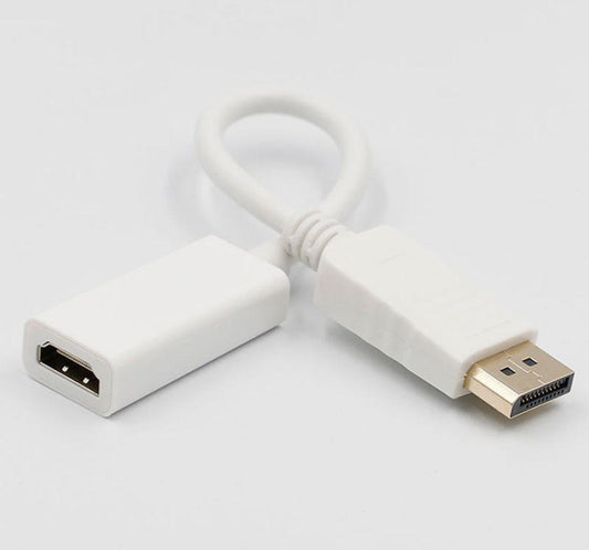 Displayport naar HDMI kabel - 24 cm - Wit