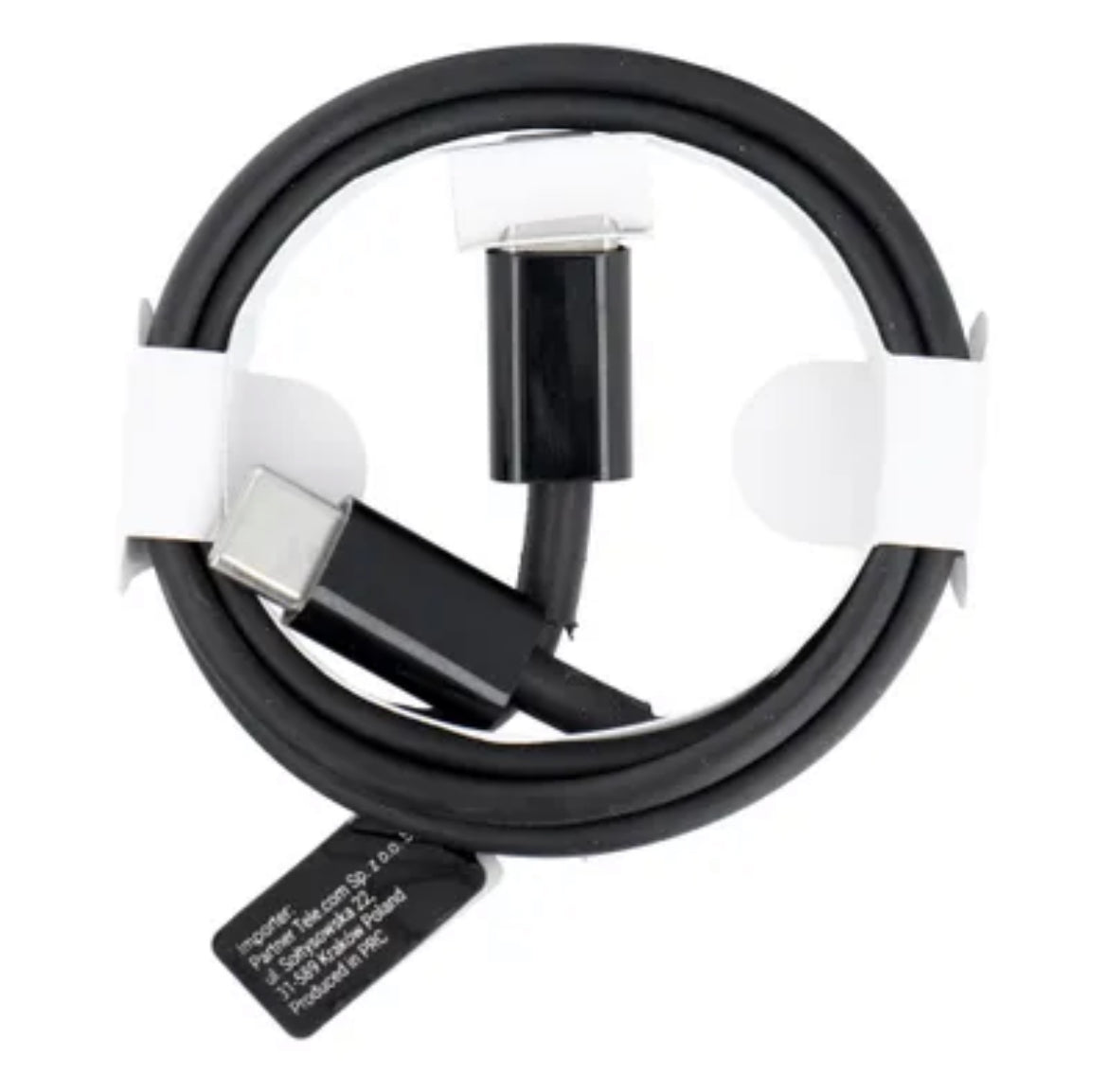 USB-C Oplaadkabel - USB-C naar USB-C - 1.0 Meter - 40W - Zwart
