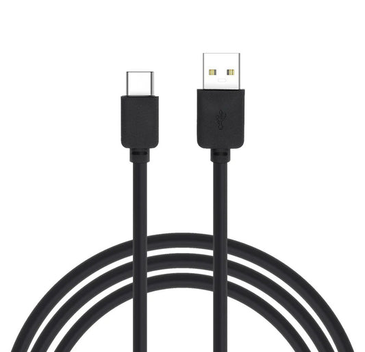 USB A naar USB-C kabel - 3 Meter - Zwart