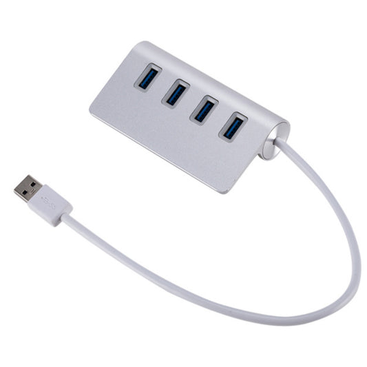 USB Splitter -USB Hub 3.0 - USB Hub 4 Poort - Usb hub met voeding - Aluminium