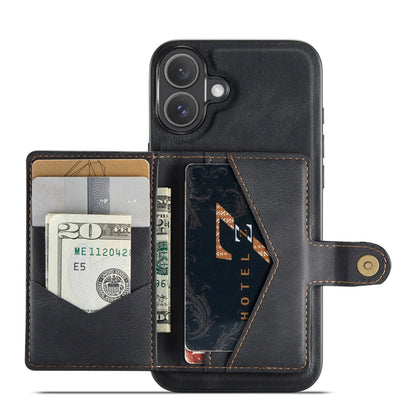 Back cover voor Apple iPhone 15/16 Series - met magnetische pasjeshouder