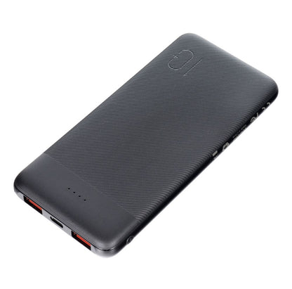 Powerbank 10000 mAH - 2x USB / 1x USB-C / 1x Micro USB - Snellader - 20W - Zwart