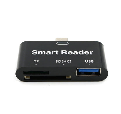 SD Kaartlezer USB Type-C voor Micro SD kaart - Geschikt voor Telefoon, PC en Tablet met USB Type-C aansluiting