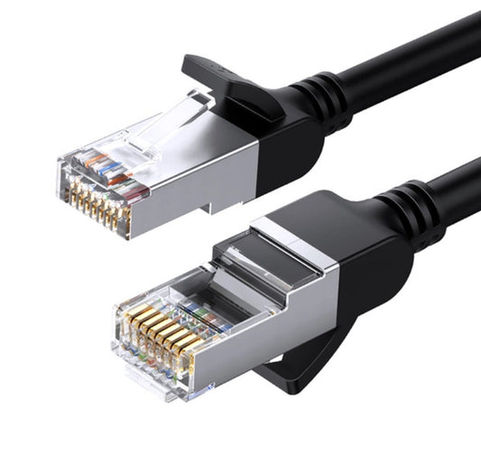 Internetkabel - Ethernet kabel - Cat6 - Tot 1000 Mbps - Ronde kabel - Zwart