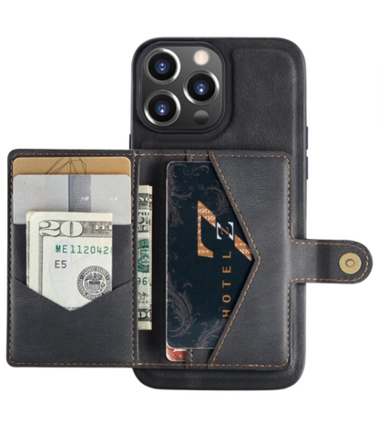 Back cover voor Apple iPhone 15/16 Series - met magnetische pasjeshouder