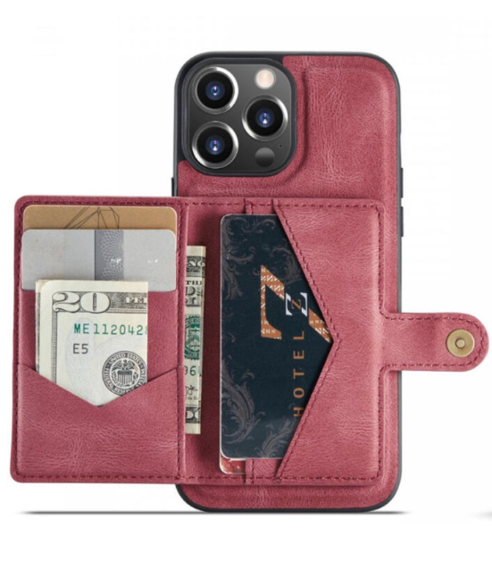 Back cover voor Apple iPhone 15/16 Series - met magnetische pasjeshouder