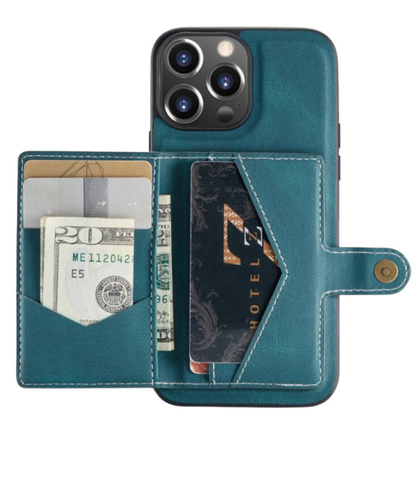 Back cover voor Apple iPhone 15/16 Series - met magnetische pasjeshouder
